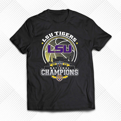 Lsu Tigers 2023 National Champions Skyline Shirt