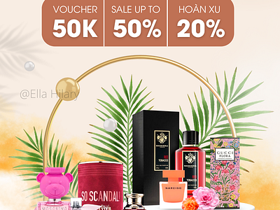 Poster - Perfume - 100% made by Canva canva design graphic design luxury perfume template