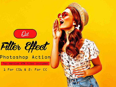 Oil Filter Effect Photoshop Action photoshop tutorial