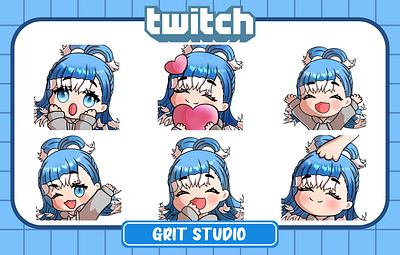 Kobo Twitch Emotes Cute cartoon cute emotes kawaii twitch emotes