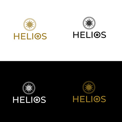 Helios logo design branding graphic design helios illustration logo modren logo