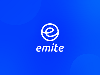 Emite - Logo Proposal brand branding design details geometry gradient letter lettering letters logo minimal typography