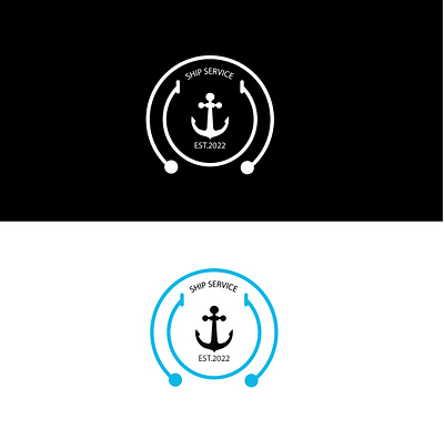 ship service logo branding logo logo design modern logo ship logo ship service logo