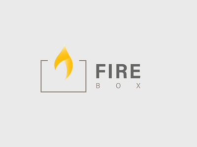 FIRE BOX logo adobe illustrator attractive branding design fire art firebox graphic design illustration logo logo designer vector