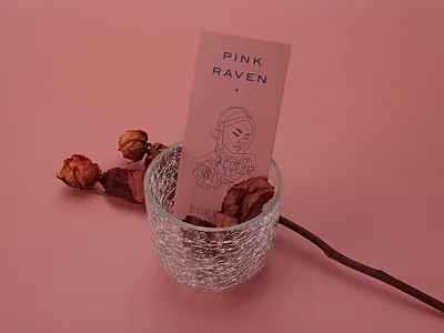 pink raven custom paper stickers branding liverpool branding customstickers design sticker