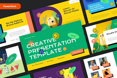 Creative Colorful Powerpoint Template abstract annual business clean corporate download google slides keynote pitch pitch deck powerpoint powerpoint template pptx presentation presentation template professional slides template ui web