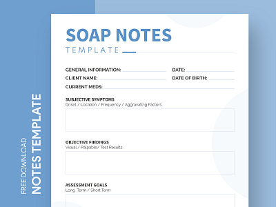 Soap Notes Free Google Docs Template design docs document free google docs templates free template free template google docs google google docs ms note notepaper notes print printing progress soap template templates word