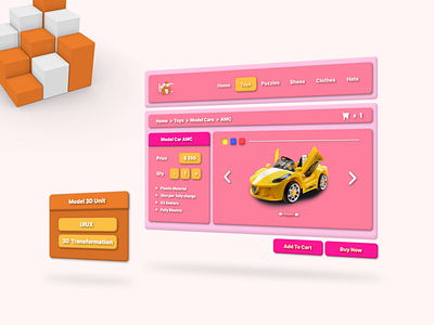 3D UX 3d branding figma graphic design ux website