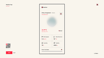 Weather App app design illustration ui weather weather app web design