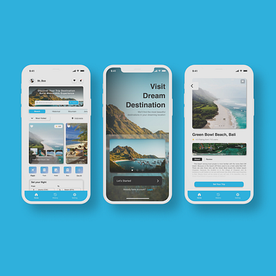 Traveling App app branding design figma illustration travel app travelling ui ux