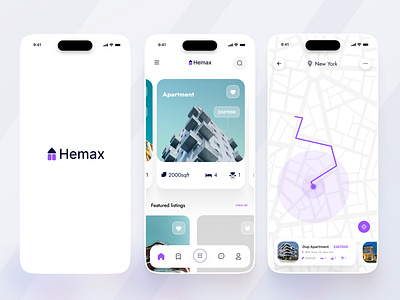 Real estate App apartment app app design card house mobile app design mobile design property property app real estate real estate app real estate design real estate ui realestate room ui ui design ux ux design