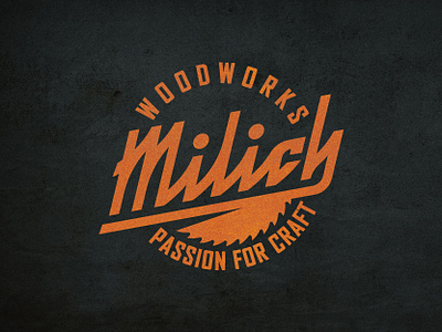 Woodworks logo badge branding letter logo saw woodworks wordmark