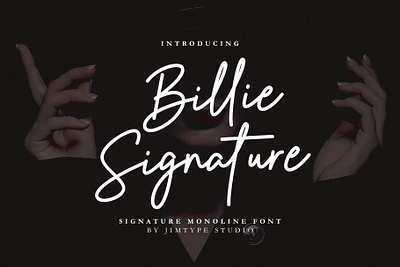 FREE Billie Signature Font branding branding logo business business font free font logo packaging signature
