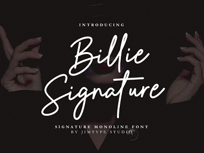 FREE Billie Signature Font branding branding logo business business font free font logo packaging signature