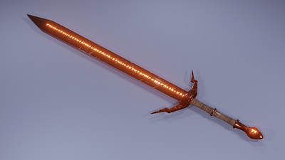 Ancient sword blender sword