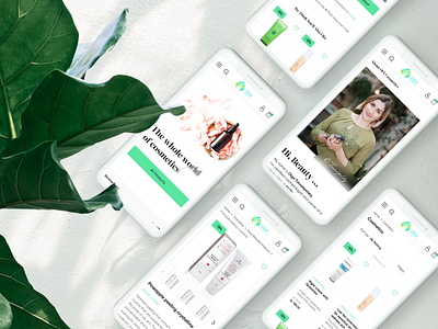 Beauty for a beauty. Oly cosmetics app beauty cosmetics design ui ux website