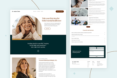 Mental Health Landing Page by Tuesday on Dribbble