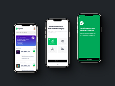 GIGSASA Gig Economy Job Platform Mobile Application