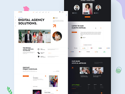 Meado - Creative Portfolio & Agency Figma Template agency website template best agency branding clean creative creative agency creative portfolio theme design design studio digital agency digital marketing agency figmadesign illustration landingpase logo minimal portfolio typography ui website