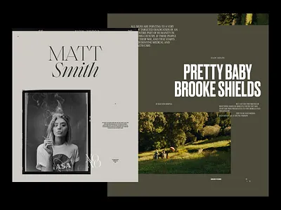 TypoMonday Week N° 13 - 01 editorial exploration fashion interaction interface layout minimalistic photography typography webdesign