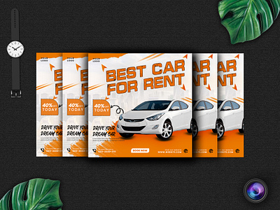 Car Rent Social Media Post branding design graphic design instagram post minimal post smm social media post vector