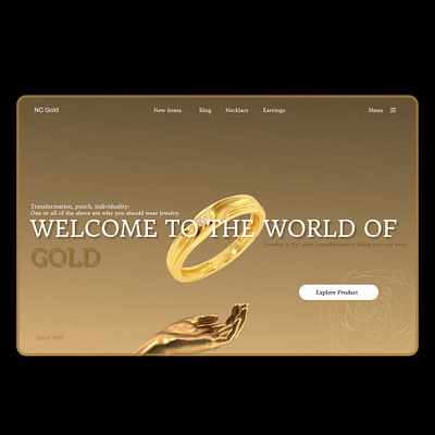 Gold 9amotion design goldworld ui ux webdesign