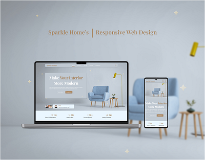 Home Interior Web Design ui web design