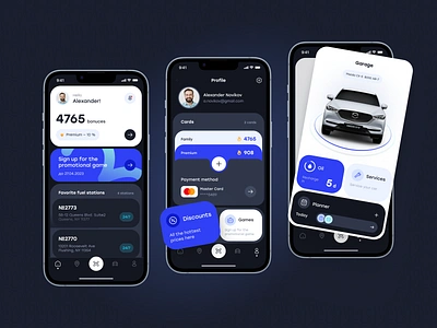 Fuel & Gas Station — Mobile App app blue car design fuel fuel station gas gas station ios mobile petrol ui uiux ux