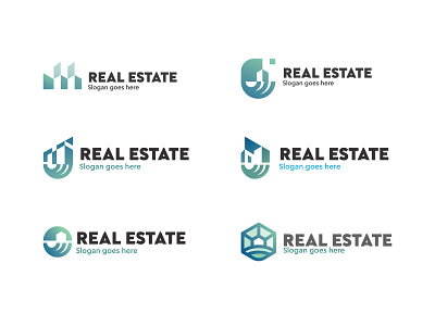 Real Estate logo branding building company construction estate hotel icon land logo property realestate realty vector