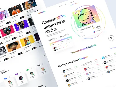 NFT Website Design landing page nft nft marketplace nft website nft website design ui web design website design