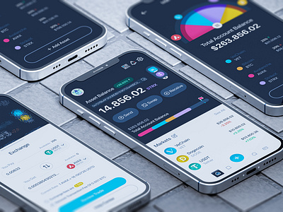 CryptoXchange App 3d blockchain crypto crypto app crypto currency crypto trading crypto wallet cryptocurrency ethereum exchange finance financial app mobile app mobile design trading ui ux wallet