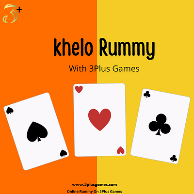 Online Rummy On 3Plus Games 3plusgames game gameapplication gamelovers india onlinegame onlinerummy rummy trend