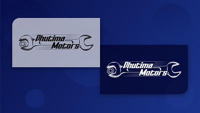 Phutima Motors Logo branding graphic design illustration logo typography vector