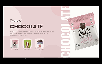 Chocolate product details animation animation design figma ui