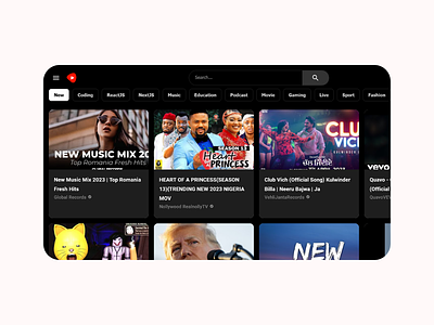 Youtube Clone react ui video website youtube youtube clone