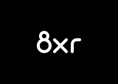 8XR logo concept 1 adobe illustrator ai branding logo logotype mark symbol type typography vector xr