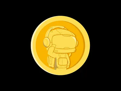 Coin 2D animation spinner animation bitcoin branding cartoon coin currency cute design gold graphic design illustration kids logo spinner vector