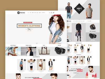 Fashion Store HTML Template - Maroko watch