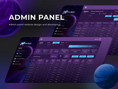 Admin panel interface design and development adminpanel design figma interface ui ux webdesign webdevelopment website