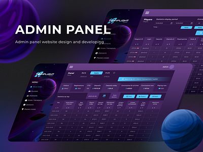 Admin panel interface design and development adminpanel design figma interface ui ux webdesign webdevelopment website