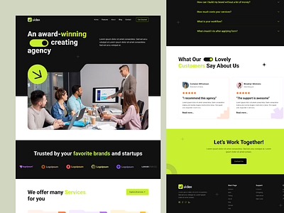 Agency Landing Page agency agency landing page creative agency creative design agency design design agency design agency landing page digital agency landing page web design website