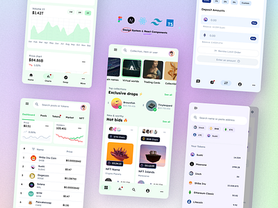 Material You Design • React Components & 📱 Mobile templates app components design figma kit material material design material you react system ui you