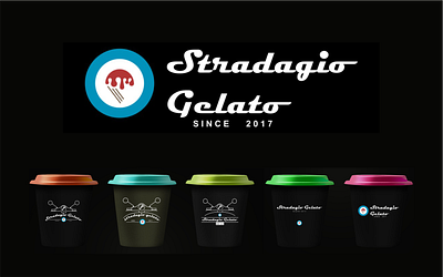 STRADAGIO GELATO LOGO & PACKAGING DESIGN