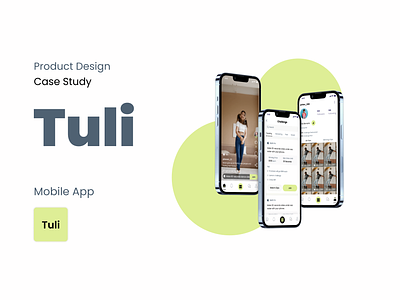 Tuli App Design app experiencedesign mobileapp tiktok ux