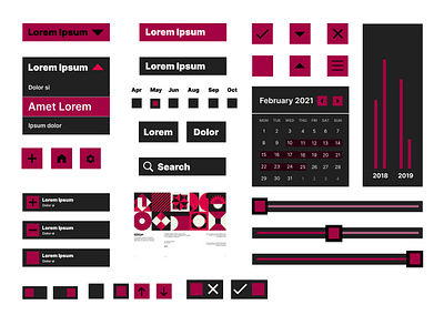 UI Kit app branding design graphic design ui ux