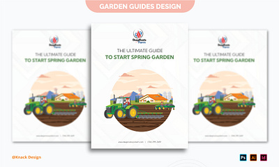 GARDEN GUIDES DESIGN book cover book design branding checklist cookbook design ebook design freebies graphic design guides illustration journal layout design logo motion graphics tracker web design workbook design worksheet design