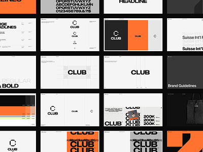 CLUB — Brand Guidelines brand brand guidelines brand identity branding color guidelines logo logotype typography visual guidelines