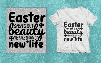 Ester Beauty new life SVG T-shirt design 2023 best 2022 black branding design easter day graphic design illustration logo svg t shirt vector white