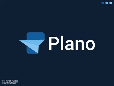 P letter paper plane logo app brand identity designer icon letter logo logo design logo designer modern p paper paper plane plane