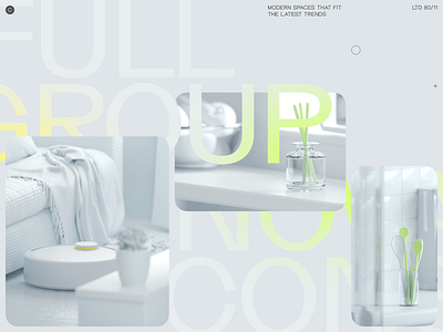 {R}enovate agency — highlights 3d apartment branding design dof graphic design illustration renovation room